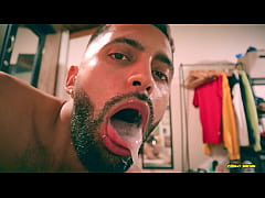  - Camilo Brown Giving Cute Twink Emmanuel Kokichi A Sloppy Deepthroat Blowjob And Swallowing His Cum Load