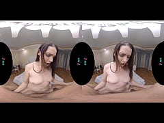  - VRHUSH Aria Khaide tries on outfits before riding your cock