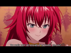  - Rias Gets Caught Giving Blowjob to Issei’s Big Cock Until He Cums in Her Mouth - HENTAI Parody