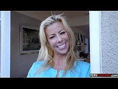  - Stepsons friend got a hot cock massage by a busty mature