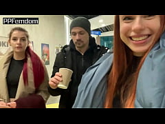  - Public Humiliation Spitting by Petite Princesses Femdom