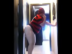  - Puto se exibindo com a camisa do flamengo