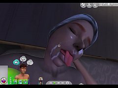  - HOT Ebony POV VR Sims porn using WickedWhims 1080p