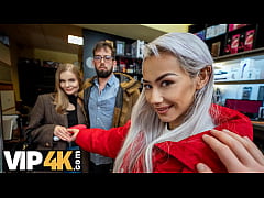  - VIP4K. Me and Veronica Leal fucked a fake kinky king’s chick Fibi Euro and played with his balls