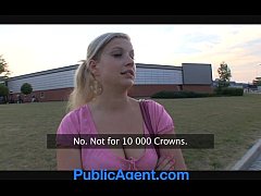  - PublicAgent Natally shows me more than just her big boobs outdoors.