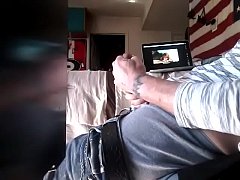  - Shaking his big dick for the camera