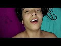  - SEMEN ON MY NECK - BRUNETTE PAYING WITH QUICK SEX