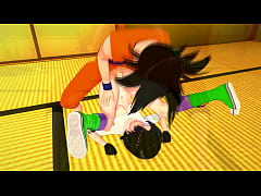  - Dragon Ball - Videl masturbation and sex - 3D Hentai