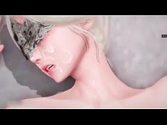  - Nier 2B get hard fuck - Hentai 3d 87