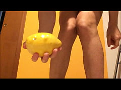  - An huge lemon can't miss in my ass