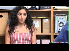  - Beautiful teen latina shoplifter gets banged