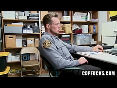  - Mall Officer Pierce Paris Fucks and Facials Shoplifting Twink Brayden Wolf