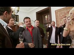  - Girls in business party orgy