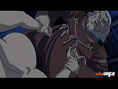  - Hentai uncensored - His huge cock doesn't fit in her mouth