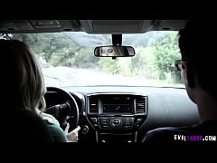  - Aubrey Sinclair is excited to start her driving lesson session with her pervert instructor Brad Knight and ended up fucking in the car.