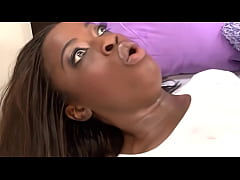  - Ebony Monique Ride A Big Black Pole For Orgasm