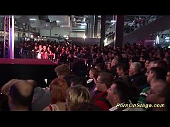  - lesbian sex show on public stage