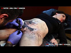  - Miss Marie Bossette with her exclusive Pussy tattoo