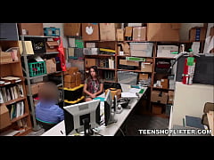  - TeenShoplifter.com - Cute Teenager Shoplifter Rough Fuck From Angry Security Guard After Strip Search