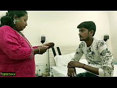  - Indian hot milf Kamwali bhabhi getting fucked by young manager! Hindi XXX sex