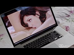  - GirlGirl.com - Young Lesbians Alex Coal & Kyler Quinn Learning To Kiss