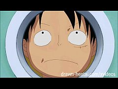  - One Piece Hentai - Boa seduces Luffy