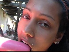  - anabel ride a toy in old house