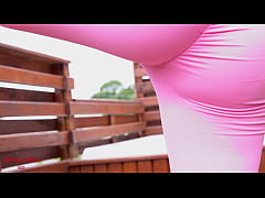  - Hot Step Sister Was Caught in her Yoga Pants and asked: "Rip My Pants and Fuck my Pussy!"