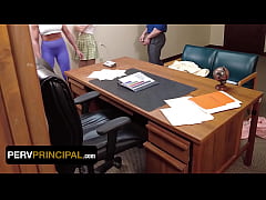  - The Perv Principal Simply Can’t Have The MYLF PE Coach Fucking Students Behind His Back