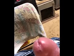  - Cum drip on cock head