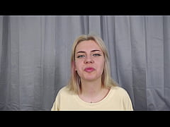  - First DP for Big Ass 18yo August with Gape, Two Big Cock And Natural Cum in Mouth VG171