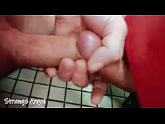  - Understall frotting with absolute stranger in public toilet