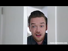  - Stepsis masturbates next to her stepbro