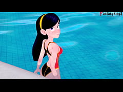  - Violet Parr inside the pool POV | The Incredibles | Short (watch the full version on RED and extra scenes on premium)