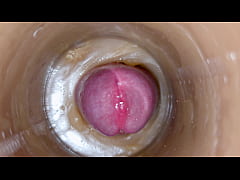  - Huge ejaculatory dose of sperm in Pussy Toy ASMR