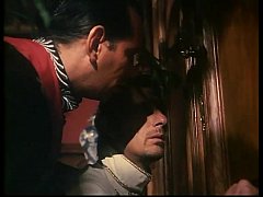  - Italian vintage porn: dirty shadows puppet of a blow job!