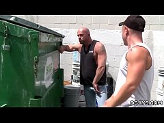  - Mature gays unloading at work