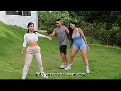  - Workout routine ends in hot sex with a tattooed Latina part 1 - Dilan Clavijo