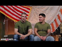  - Beefy Soldier JC Takes On Massice Cocked Hunk - Kyler Drayke, JC Hunt - ActiveDuty