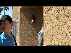  - Raw dick sucking with young dick and older jock with tats