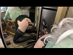  - Anal reaming from Mr Hankey Omega