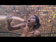  - Indian dildo deppthroat and gagging