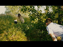  - OLD4K. Dazzling bookworm wants to taste old prick inside wet cunny