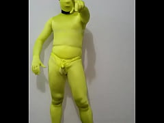  - Zentai spandex man penis