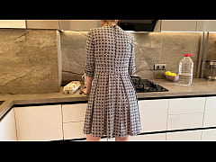  - Real Cheating - Fucking my Wife's Boss while the Wife is in the Kitchen - Russian Amateur with Conversations