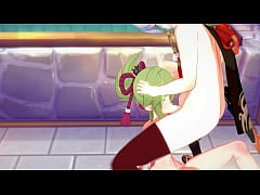  - Genshin Impact Hentai - Kazuha x Kuki Shinobu Hardsex - Japanese Asian Manga Anime Game Porn