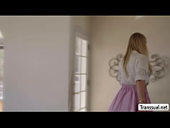  - Real estate agent gets fucked by her TS customer
