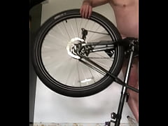  - Bicycle flat fixed handlebar ass fucked