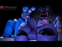 - Foxy and Bonnie fucks toy Bonnie