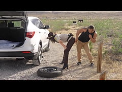  - Motorist Draven Navarro Gets Arrested And Fucked For Flashing His Thick Dick To The New Sheriff Emma Rose - TRANS ANGELS